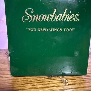Department 56 Snowbabies figurine titled "You Need Wings Too!".